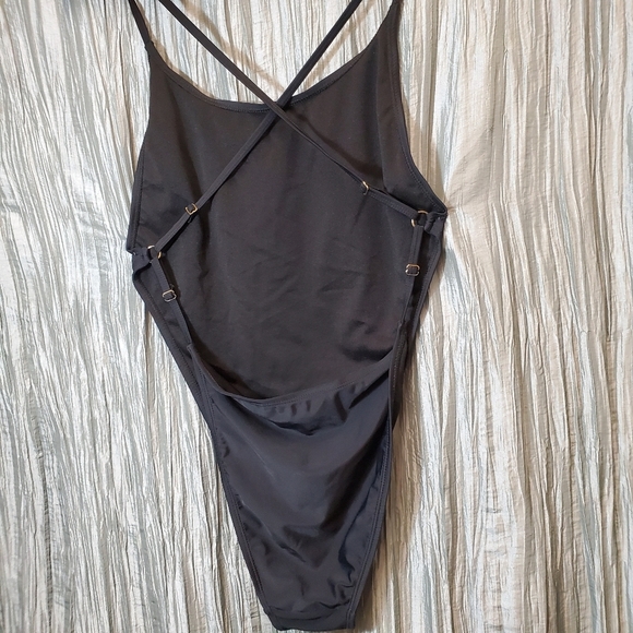 BETTY JADE Black One Piece Cut Out Bathing Suit - Picture 8 of 11